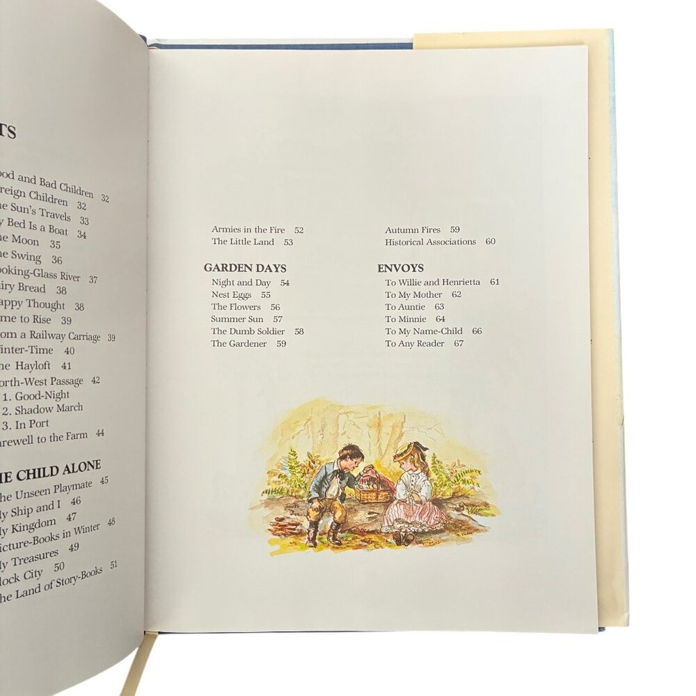 A Childs Garden of Verses Book Robert Louis Stevenson - Tasha Tudor 1999 VTG New - Picture 9 of 16